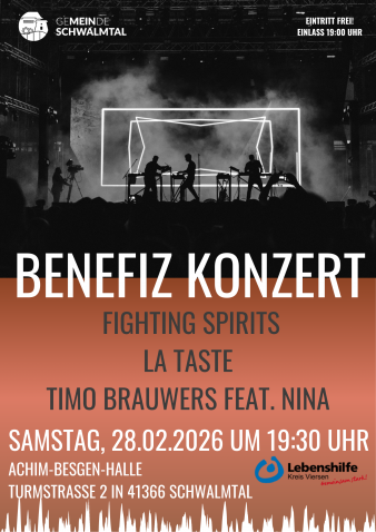 28.02.2026 Benefizkonzert in Schwalmtal-Waldniel