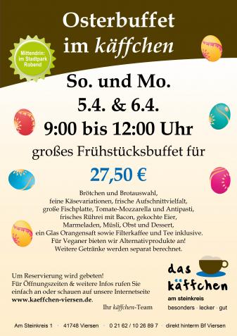 05. und 06.04.2026 Osterbuffet im käffchen
