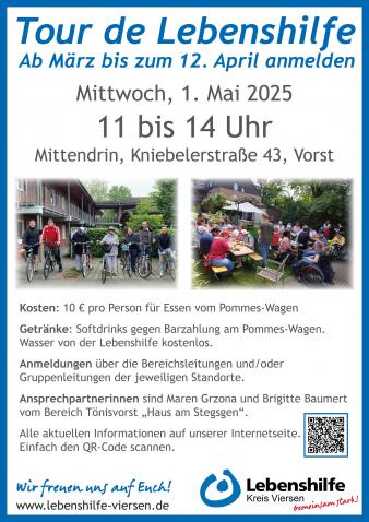 Plakat Tour de Lebenshilfe als PDF zum Ausdrucken