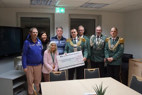 Spende der St. Sebastianus Bruderschaft von 1463 Anrath e.V.