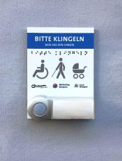 Ein Foto der Serviceklingel