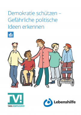 Titelbild der Brsochüre "Demokratie schützen"